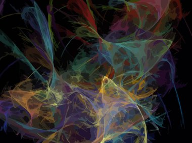 Dijital illüstrasyon vektör çizim