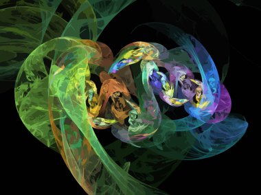 Dijital illüstrasyon vektör çizim