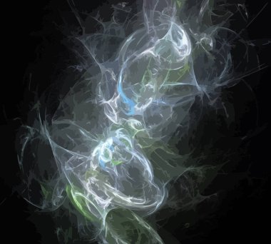 Dijital illüstrasyon vektör çizim