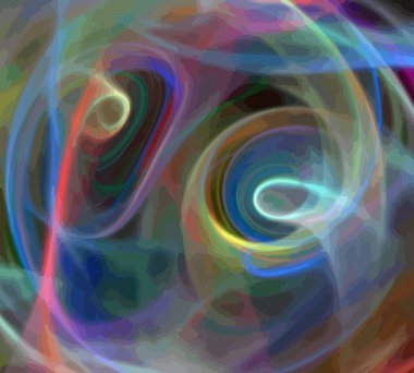 Dijital illüstrasyon vektör çizim