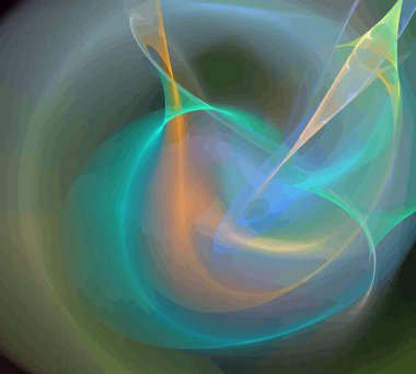 Dijital illüstrasyon vektör çizim