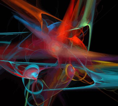 Dijital illüstrasyon vektör çizim