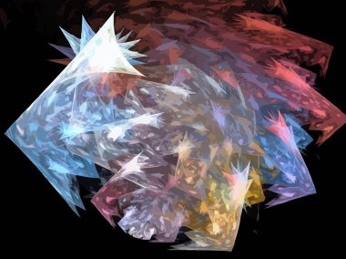 Dijital illüstrasyon vektör çizim