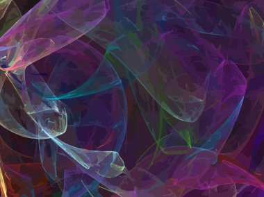 Dijital illüstrasyon vektör çizim