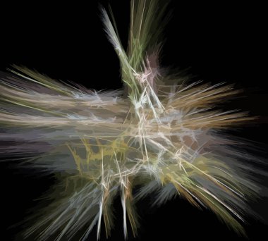 Dijital illüstrasyon vektör çizim