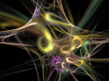 Dijital illüstrasyon vektör çizim