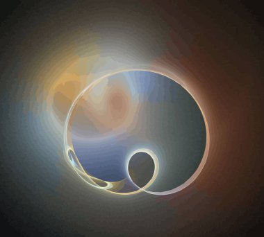 Dijital illüstrasyon vektör çizim