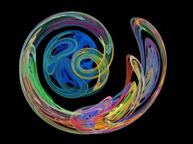 Dijital illüstrasyon vektör çizim