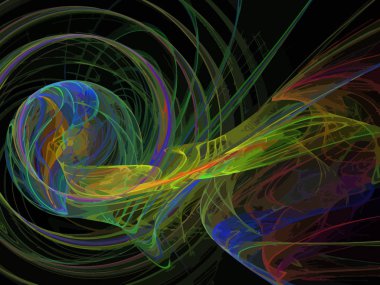 Dijital illüstrasyon vektör çizim