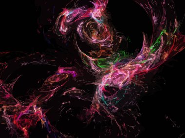 Dijital illüstrasyon vektör çizim