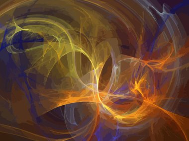 Dijital illüstrasyon vektör çizim