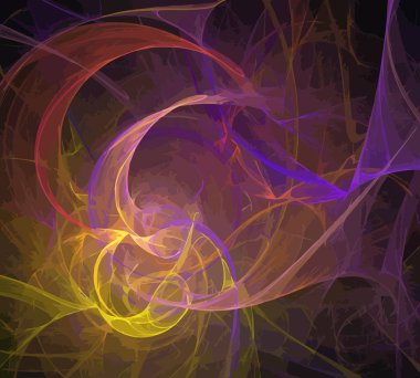 Dijital illüstrasyon vektör çizim