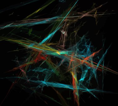 Dijital illüstrasyon vektör çizim