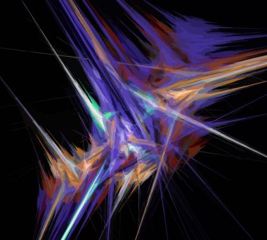 Dijital illüstrasyon vektör çizim