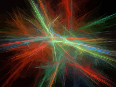 Dijital illüstrasyon vektör çizim