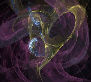 Dijital illüstrasyon vektör çizim