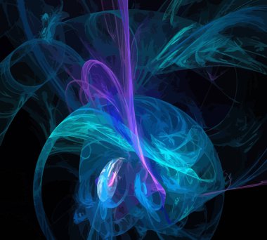 Dijital illüstrasyon vektör çizim