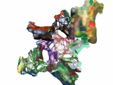 Dijital illüstrasyon vektör çizim