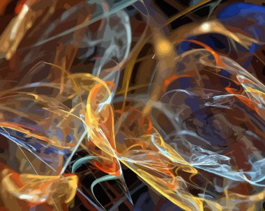 Dijital illüstrasyon vektör çizim