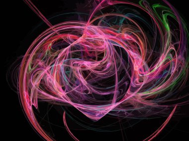 Dijital illüstrasyon vektör çizim