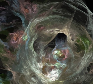 Dijital illüstrasyon vektör çizim