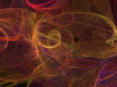 Dijital illüstrasyon vektör çizim