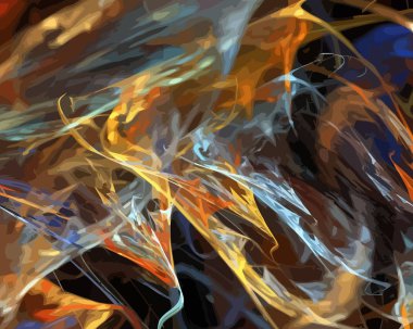 Dijital illüstrasyon vektör çizim