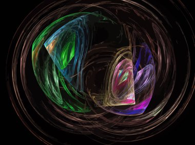 Dijital illüstrasyon vektör çizim