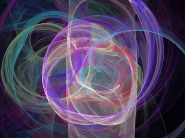 Dijital illüstrasyon vektör çizim