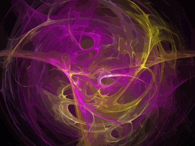 Dijital illüstrasyon vektör çizim