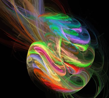 Dijital illüstrasyon vektör çizim