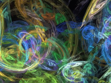 Dijital illüstrasyon vektör çizim