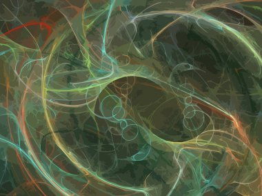 Dijital illüstrasyon vektör çizim