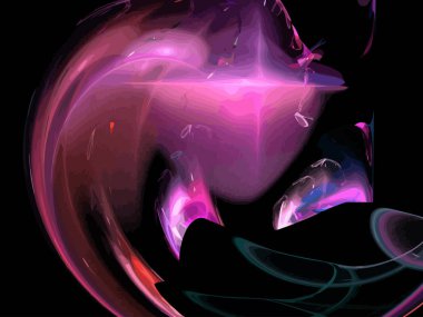 Dijital illüstrasyon vektör çizim