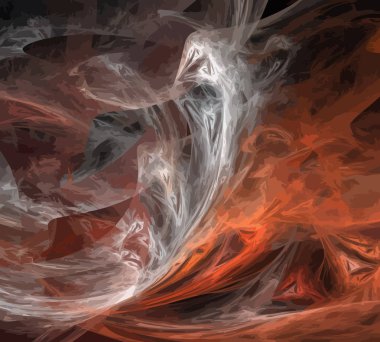 Dijital illüstrasyon vektör çizim