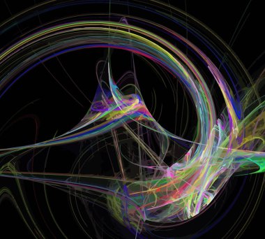 Dijital illüstrasyon vektör çizim