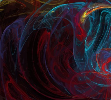 Dijital illüstrasyon vektör çizim