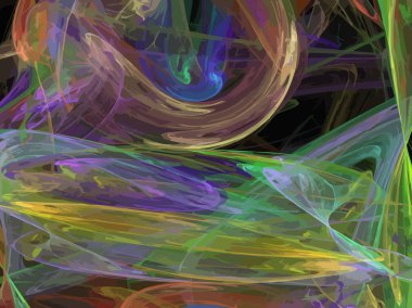 Dijital illüstrasyon vektör çizim