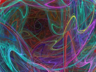 Dijital illüstrasyon vektör çizim