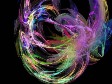 Dijital illüstrasyon vektör çizim