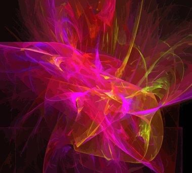 Dijital illüstrasyon vektör çizim