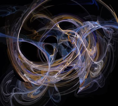 Dijital illüstrasyon vektör çizim