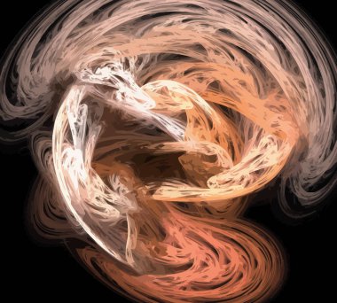 Dijital illüstrasyon vektör çizim