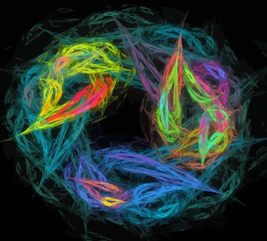 Dijital illüstrasyon vektör çizim