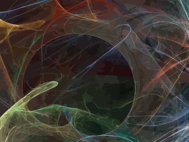 Dijital illüstrasyon vektör çizim