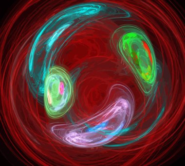 Dijital illüstrasyon vektör çizim