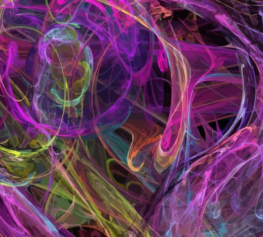 Dijital illüstrasyon vektör çizim