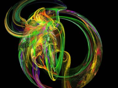 Dijital illüstrasyon vektör çizim