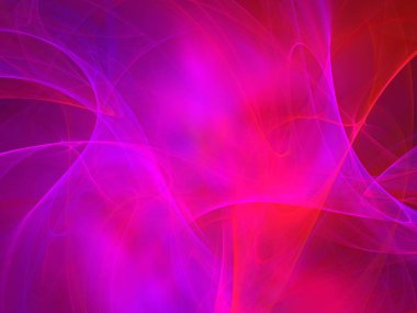 Siyah Renk Üzerine Bir Dijital Fraktal Resmi