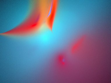 Siyah Renk Üzerine Bir Dijital Fraktal Resmi